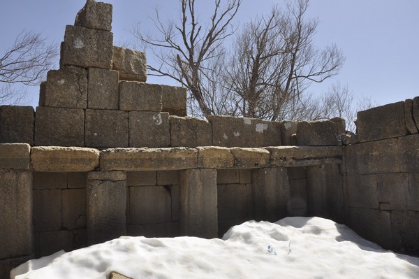 Faqra, Temple of Atargatis, Wall (1)