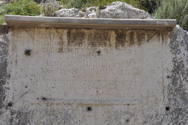Nahr al-Kalb, 03 Dedication to Caracalla by III Gallica