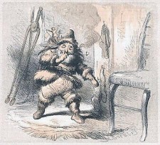 Santa Claus, by F.O.C. Darley (1862)