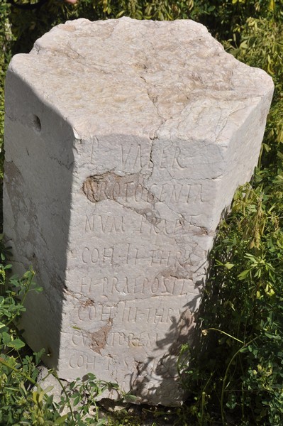 Tyre, City, Hexagonal inscription Protogenianus
