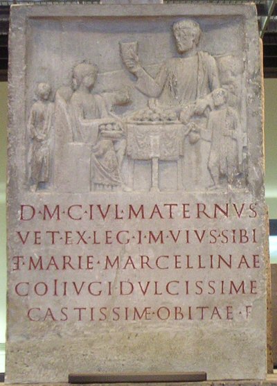 Cologne, Tombstone of Gaius Julius Maternus of I Minervia