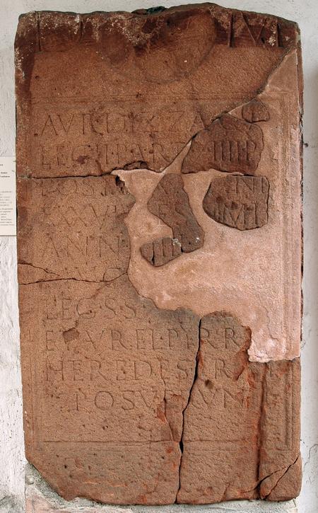Worms, Tombstone of Aurelius Dizza of II Parthica