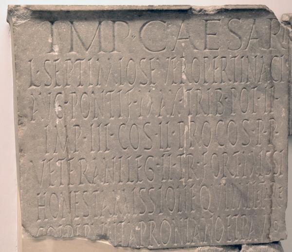 Alexandria, Inscription of II Traiana Fortis