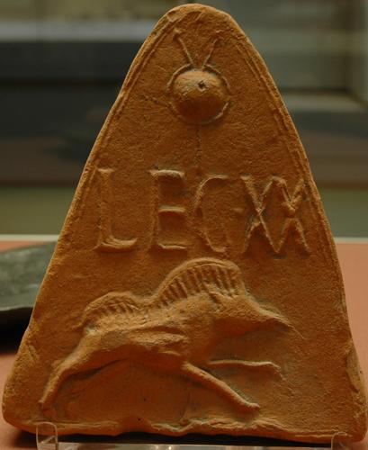 Chester, Antefix with the badge of XX Valeria Victrix, a boar