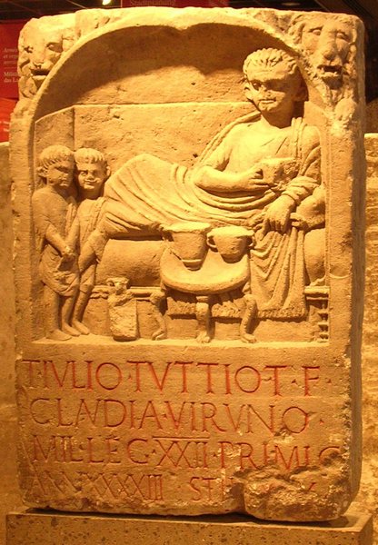 Cologne, Tombstone of T. Julius Tuttius of XXII Primigenia