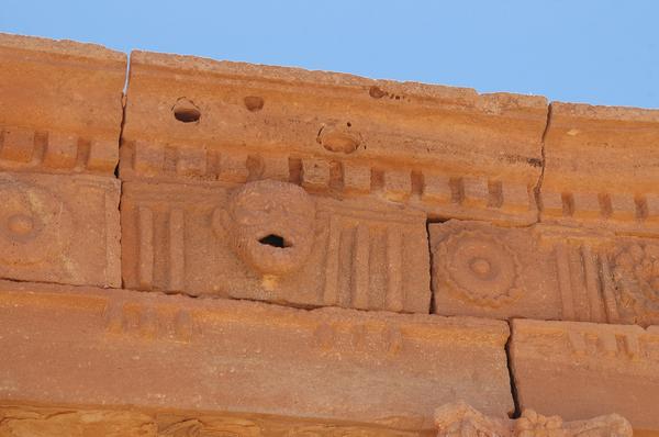 Ghirza, Mausoleum North A, decoration: metope