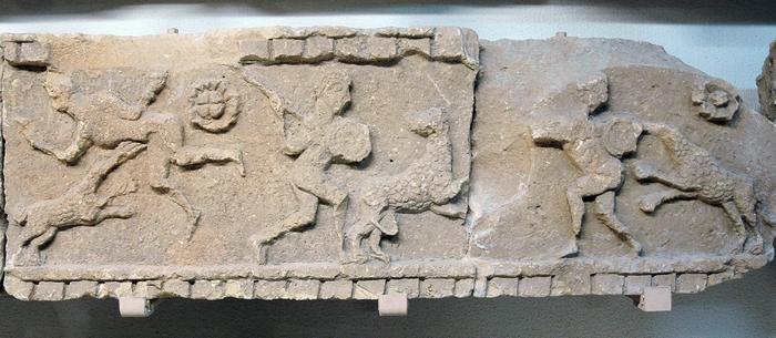 Ghirza, Mausoleum North B, relief (3)