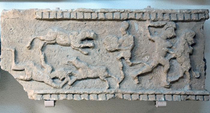 Ghirza, Mausoleum North B, relief (4)