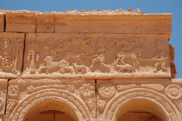 Ghirza, Mausoleum North C, decoration (3)