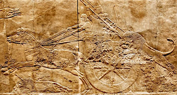 Assurbanipal's lion hunt