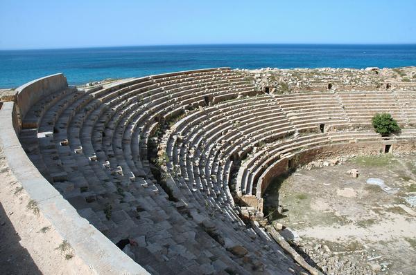 Lepcis Magna, Amphitheater, seats