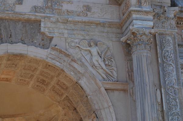 Lepcis, Arch of Septimius Severus, NW, Victoria