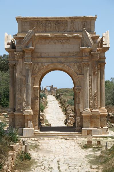 Lepcis, Arch of Septimius Severus, SW