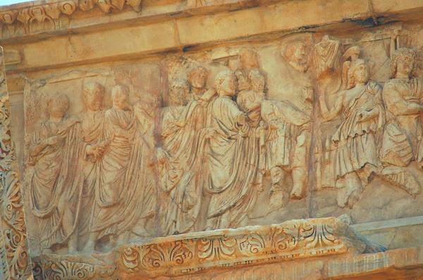 Lepcis, Arch of Septimius Severus, SW, frieze (3)