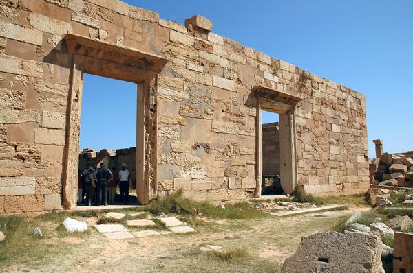 Lepcis Magna, Byzantine Church, Façade