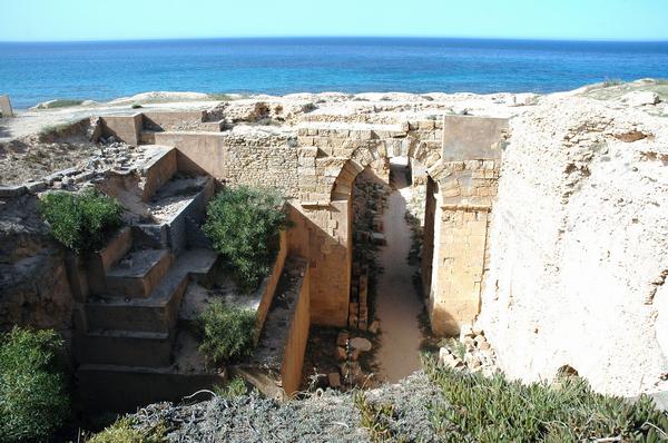 Lepcis Magna, Circus, entrance of the chariots