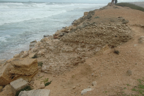 Lepcis Magna, part of the Circus that was swallowed by the sea