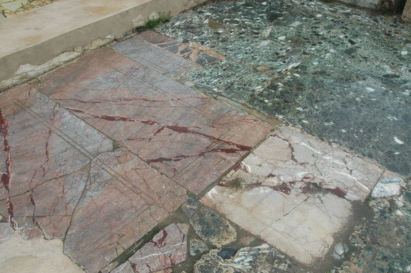 Lepcis Magna, Hadrianic baths, Frigidarium, floor