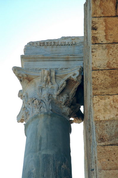 Lepcis Magna, Hadrianic Baths, Frigidarium, capital