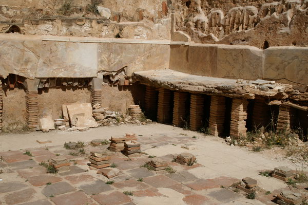 Lepcis Magna, Hadrianic baths, Laconica