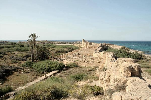 Lepcis Magna, Port, eastern pier (3)