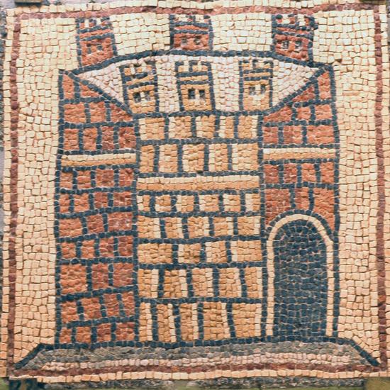 Qasr Libya, mosaic 1.07.b (Castle)