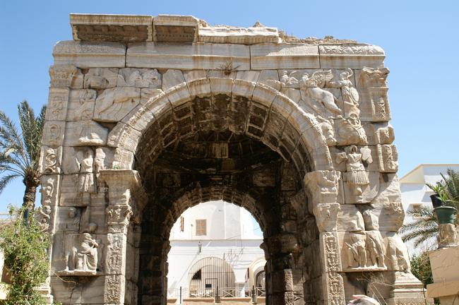 Oea, Arch of Marcus Aurelius, NW