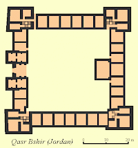 Map of Qasr Bshir