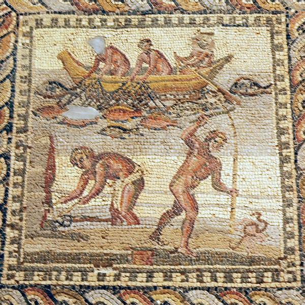 Villa Orpheus, mosaic, row 2, b