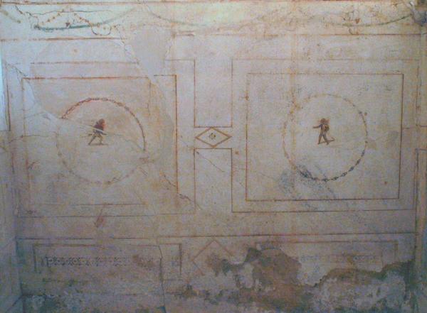 Villa Selene, Bedroom, wall painting