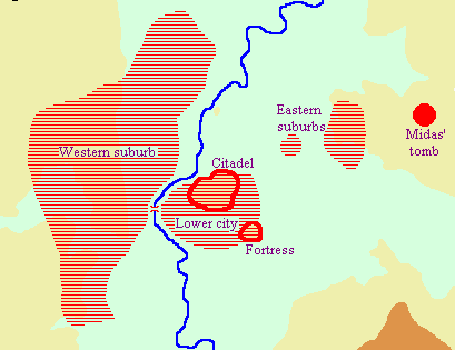 Map of Gordium