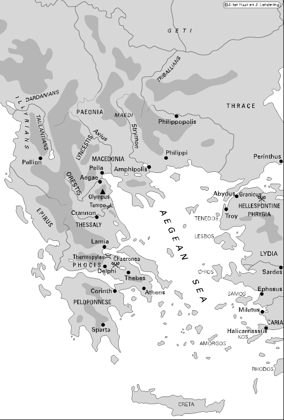 Map of the rise of Macedonia