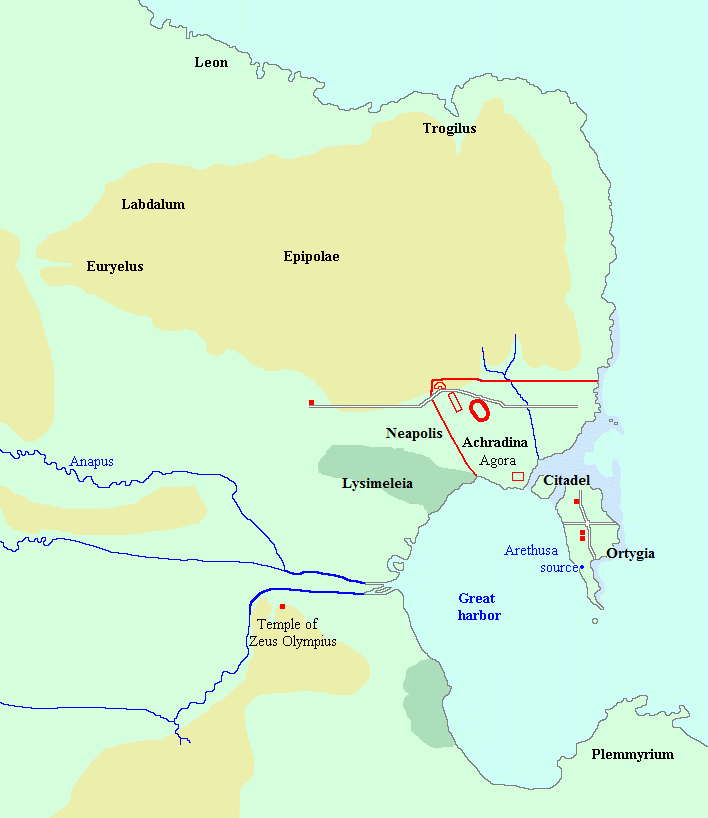 Map of Syracuse