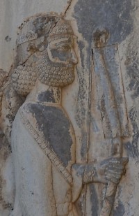 Intaphrenes on the Behistun Relief