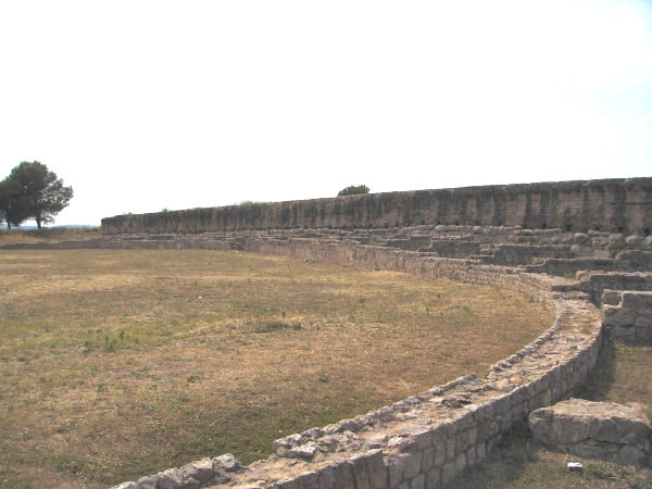 Emporiae, Roman town, amphitheater