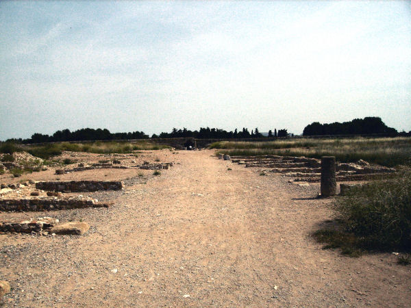 Emporiae, Roman town, cardo
