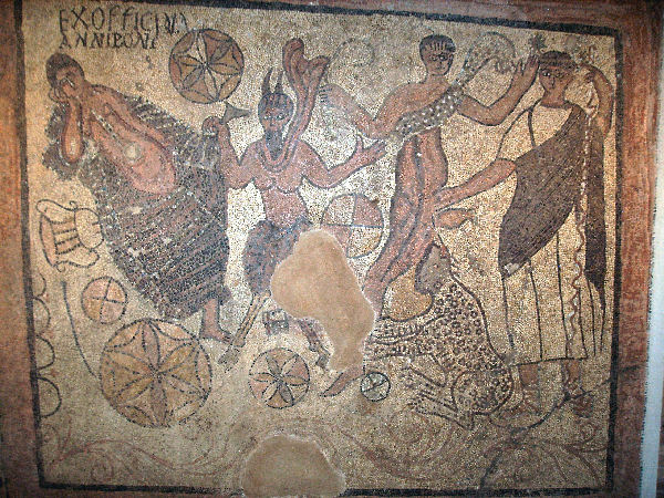 Augusta Merita, Mosaic with Dionysus and Ariadne