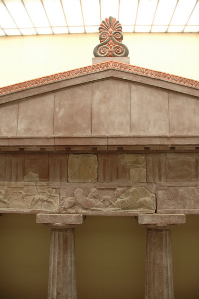Assos, Temple of Athena, façade (M)