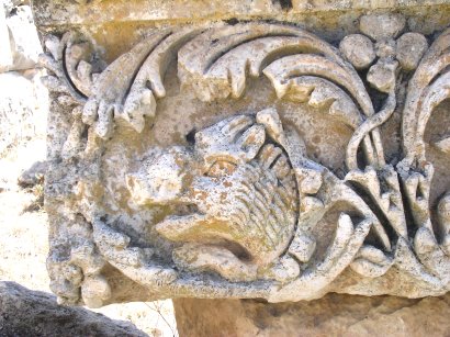 Diocaesarea, temple of Zeus, decoration: a boar