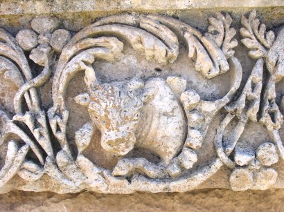 Diocaesarea, temple of Zeus, decoration: a bull
