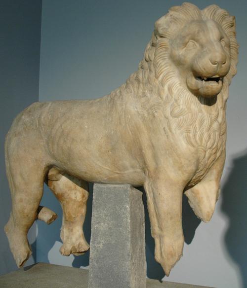 Halicarnassus, Mausoleum, Lion (2)
