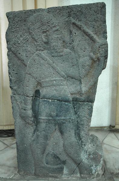 Harrian, Relief of an archaic warrior