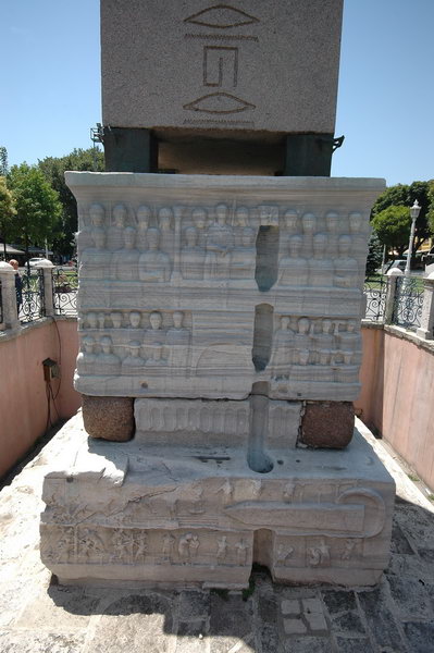 Constantinople, Hippodrome, First Obelisk, northeast part of the pedestal