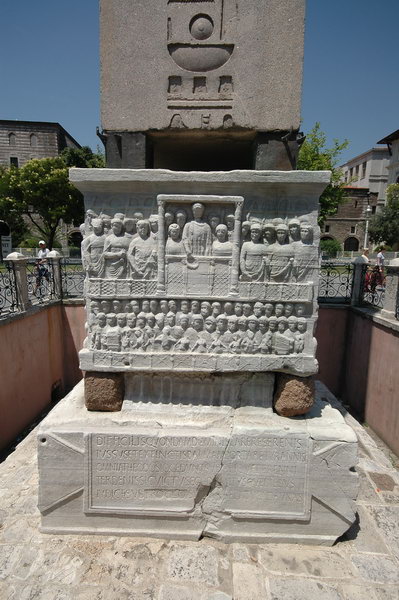 Constantinople, Hippodrome, First Obelisk, southeast part of the pedestal