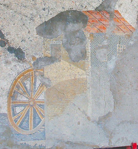 Constantinople, Imperial Palace, Mosaic of a watermill