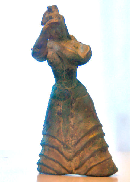 Troy VI?, Figurine of a praying woman