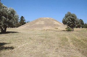 The tomb of the 192 Athenians at Marathon