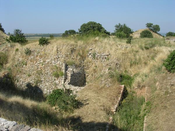Troy II, Southwest wall (find spot of "Priam's Treasure")