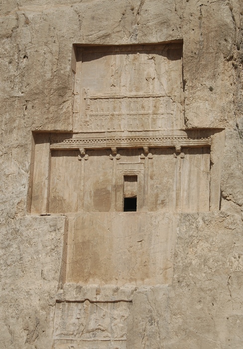 Naqš-e Rustam, Tomb of Darius the Great (with a Sasanian relief of Bahram II)