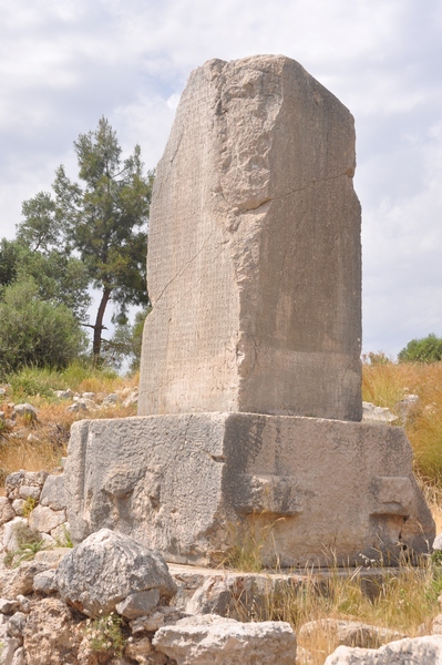 Xanthus, Agora, Pillar of Kherei